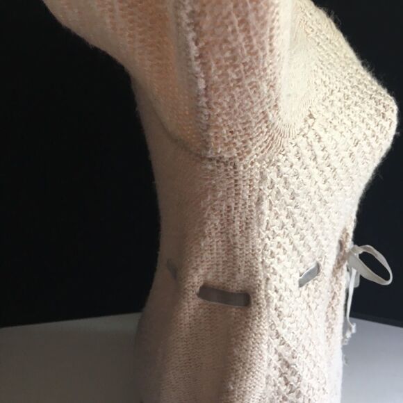 Maternity Sweater - Adjustable and Cozy in Light Pink X-Large - Picture 12 of 16